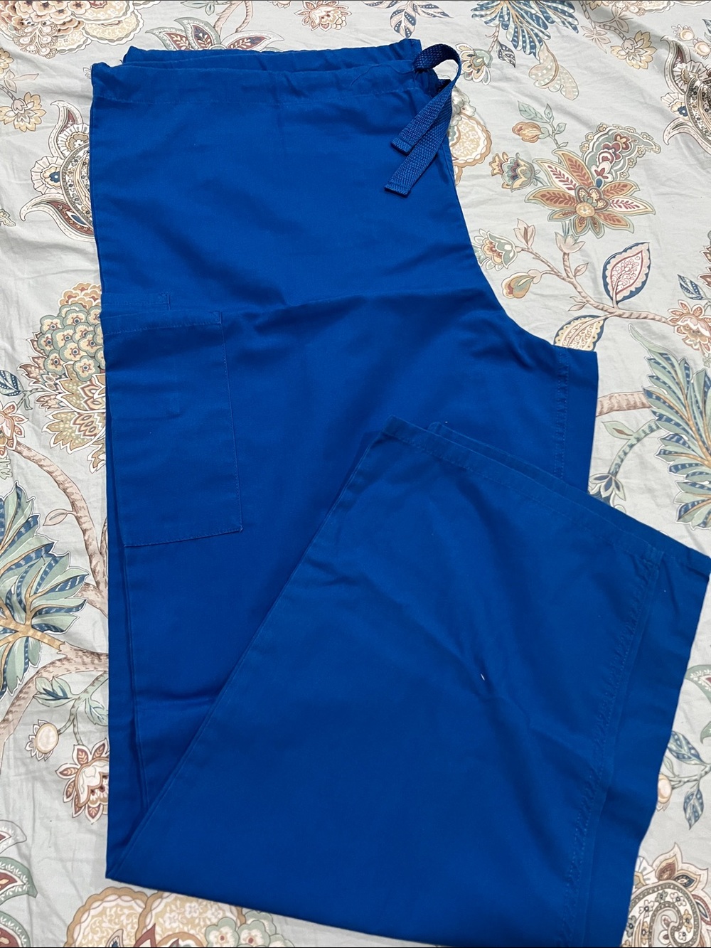 NWOT Cherokee Men's Royal Blue Drawstring Jogger Scrub 2 pants